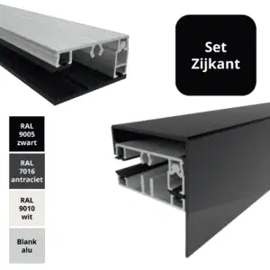 Klemprofielset-Zijkant-58-mm-–-Profiel-voor-dakbeglazing