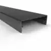 Midden Sier Kliklijst 60mm tbv Pext afdekprofiel Alu Brut - RAL 9005, RAL 9010, RAL 7016 2 Midden Sier Kliklijst 60mm