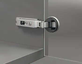 Glasdeurscharnier voor vitrinedeur 4–6 mm met zelfsluiting 3 Glasdeurscharnier voor vitrinedeur 4–6 mm met zelfsluiting - Afbeelding 2