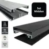 Klemprofielset Midden 78 mm – Profiel voor Dakbeglazing