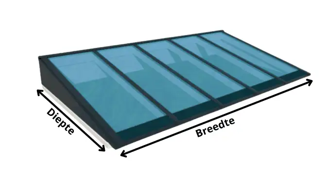 Lichtstraat lessenaar geïsoleerd compleet pakket – Houten onderbouw met HR++ veiligheidsglas 3 Lichtstraat lessenaar geïsoleerd compleet pakket – Houten onderbouw met HR++ veiligheidsglas - Afbeelding 2