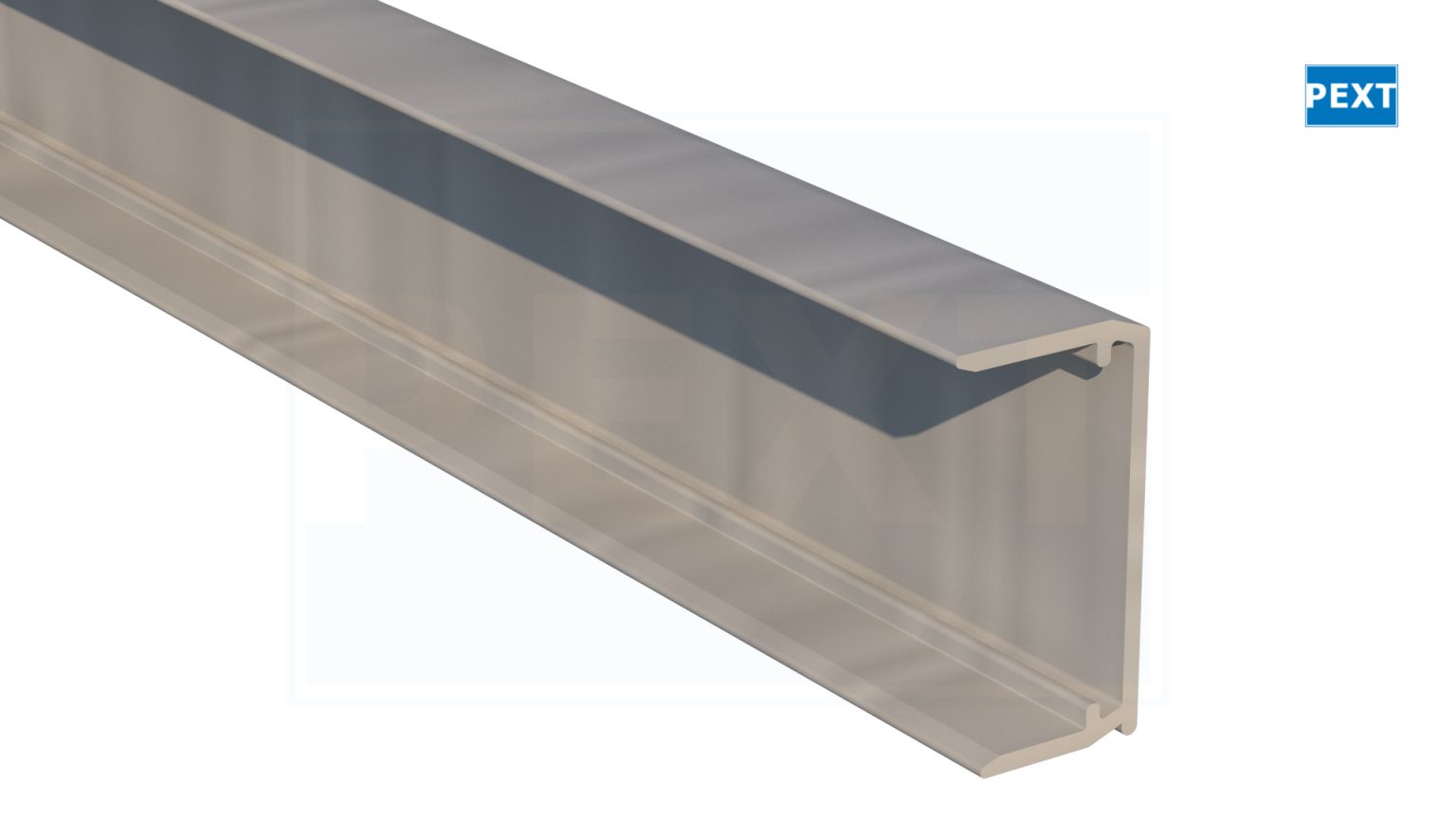 Aluminium U-profiel met druprand 32mm