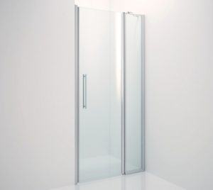 Alternative view of H Tussenprofiel - los onderdeel - voor scharnier glas-glas 8 mm - ombouwdeel naar draaiprofiel
