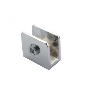 Alternative view of RVS glasplaatdrager square glas 4-8 mm glas-wand - GPD10