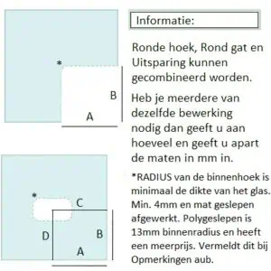 Alternative view of Gelaagd veiligheidsglas - Enkelglas - optioneel diverse glasbewerkingen