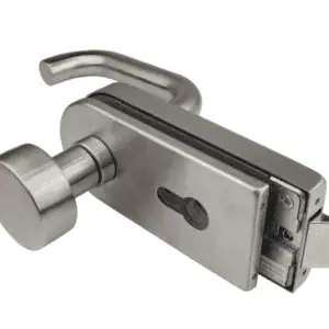 Beslag Middenslot - rechte vorm  RVS