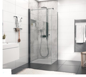 Alternative view of Complete douchedeur op maat – met aqua light draaiprofiel