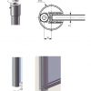 Inloopdouche profiel Stremler - Eindprofiel vloer-plafond aluminium gepolijst - 3000 mm - Afbeelding 4