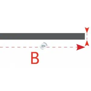 Klemprofiel C1 epdm rubber band 0.8mm dikte per rol