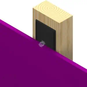 Alternative view of Klemprofiel C1 epdm rubber band  0.8mm dikte per rol