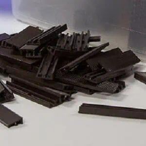 Alternative view of Glasblokjes schuin- kegge 24 x 4/8 x 100 - 16 stuks