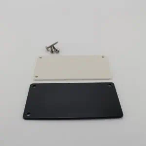 Alternative view of Eindschot bakgoot model recht aluminium + RVS schroeven