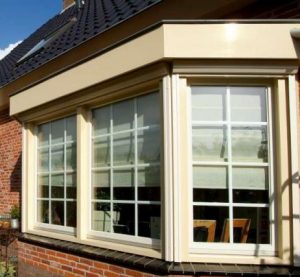 kruisroeden in dubbel glas