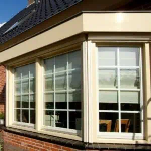 kruisroeden in dubbel glas