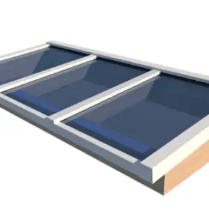 Lichtstraat lessenaar compleet pakket – Douglashout met veiligheidsglas