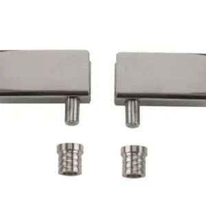 Klem pivot scharnieren SET glasdikte 6mm- RVS gepolijst