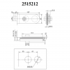 Beslag Opdekdeur- Model Rond set compleet - Afbeelding 5