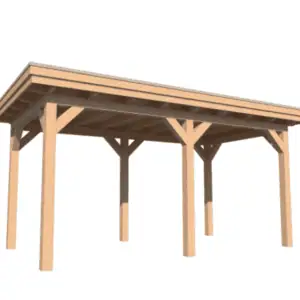 Overkapping vrijstaand Klassiek - Douglas