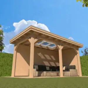 Alternative view of Overkapping vrijstaand Klassiek - Douglas