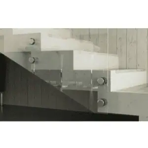 Alternative view of Punthouder / Adapter RVS ø40 of ø50mm met afstandhouder 25 of 40mm / 10 - 21,52mm glasdikte