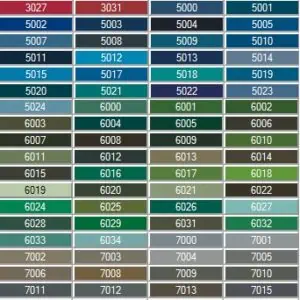 Alternative view of Mat Gehard gelakt glas RAL, * Sikkens op aanvraag