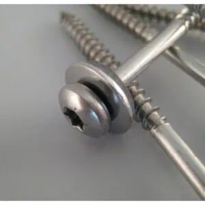 Klemprofiel RVS houtschroef Torxkop met afdichtingsring