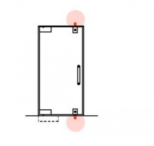 Alternative view of Beslag Middenslot - rechte vorm  RVS