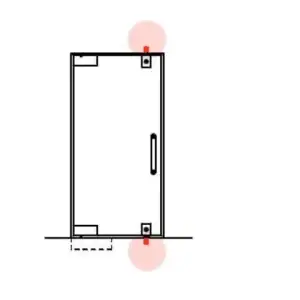 Alternative view of Beslag Middenslot - rechte vorm  RVS
