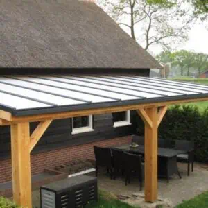 veranda glazen dak