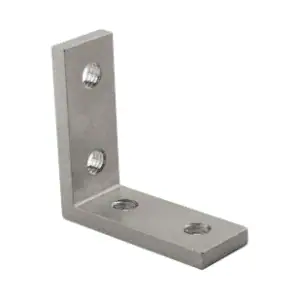 Hoekverbinder 90gr. tbv 25X25X25 Klem-/Klik glasprofiel 25x25x25