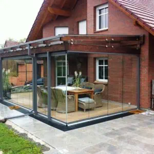 GLAZEN SCHUIFDEUR VERANDA