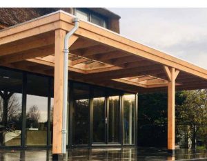 Terras Overkapping Modern Muuraanbouw