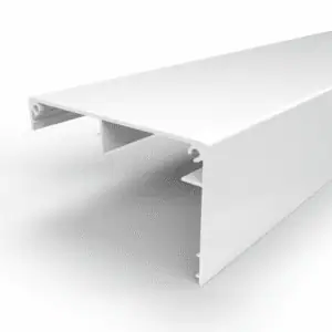 Zijkant Sier Kliklijst 122x70mm voor lichtstraat t.b.v. 58mm afdekprofielset