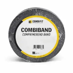 Compressband 15x5 mm antraciet 6,6mtr