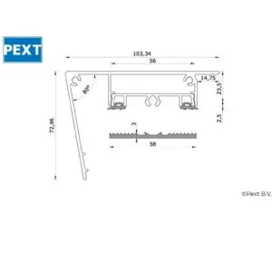 nokprofiel lessenaar set