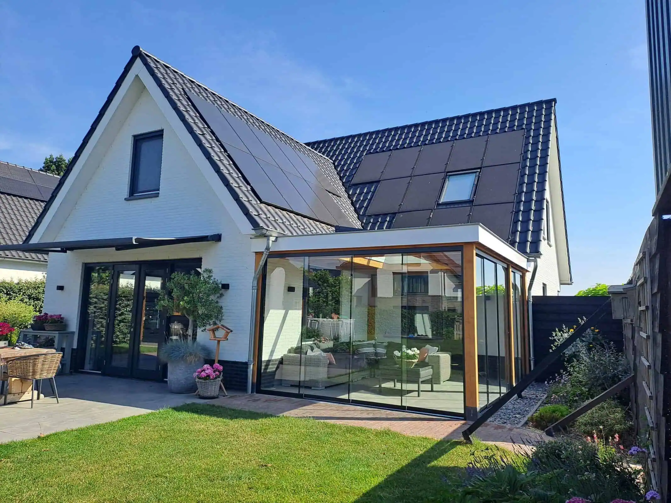 Glazen schuifwand - Complete glasschuifwand 7 Glazen schuifwand – Complete glasschuifwand