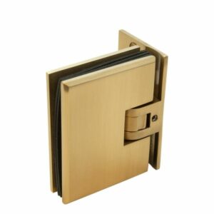 douchescharnier wand-glas goud-mat