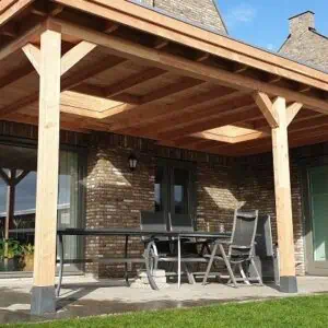 overkapping pext klassiek met daklichten