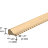 Douchedorpel - Lekdorpel - gepolijst goud - lengte 95cm - hoogte 10mm 2 douchedorpel goud
