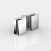 Douchescharnier Nivello Glas-Glas 180 graden - Harmonica / Vouwdeur - Afbeelding 2