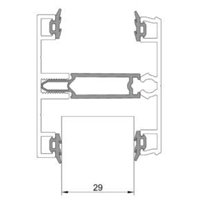 Isolator kunststof 40,2 mm