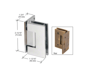 Scharnier glans chroom