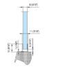 U-profiel rvs 15x11x15x1 mm Lengte 2500 mm - Afbeelding 2