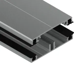 Profielset 78mm met 2,5mm glasrubber