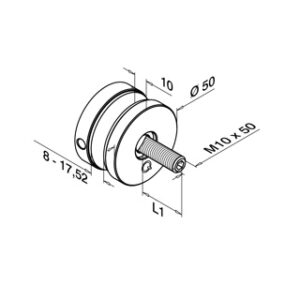 Alternative view of Glasadapter, MOD 0747 Zamak - 2 stuks