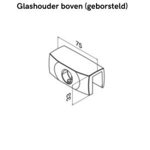 Alternative view of Glashouder, MOD 5500, RVS 316