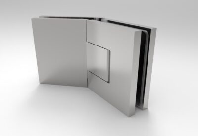 Douchedeur scharnier Bellagio glas/glas 135° gepolijst chrome