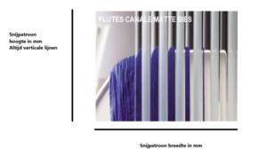 Figuurglas Flutes Canale mat 4mm