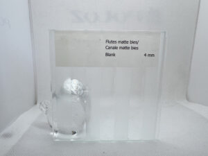 Figuurglas Flutes Canale mat 4mm