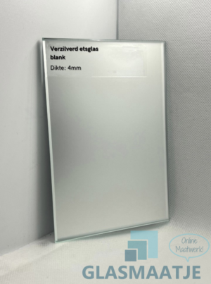 Matglas spiegel op maat 4mm